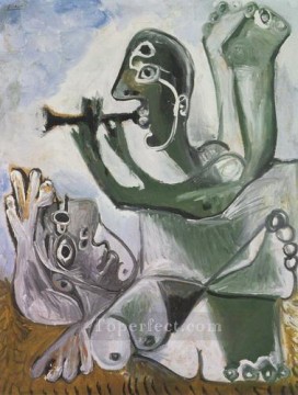 dona narcisa baranana de goicoechea Painting - Serenade L aubade 2 1967 Pablo Picasso
